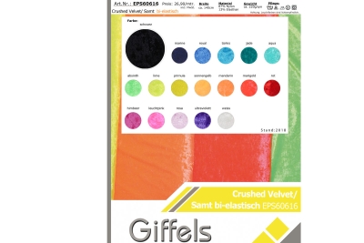 Samt/ Crushed Velvet - bi-elastisch - Reste
