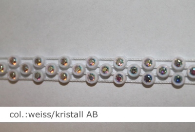 Strassband 3reihig - kristallAB
