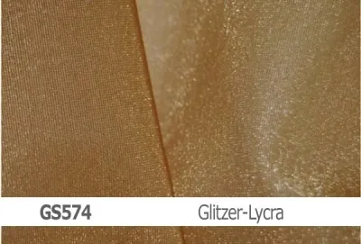 Glitzer Lycra - col. american tan