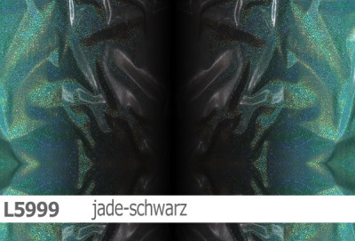 Lycra - Design Shine holo Farbver. farbig-schwarz - Reste