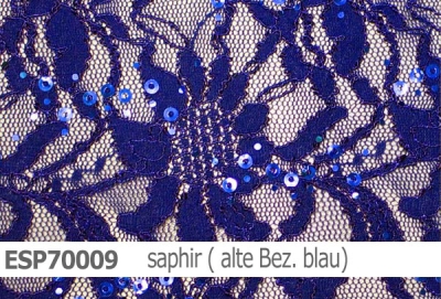 elastische Spitze mit Pailletten - ESP70009 - Reste