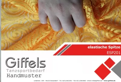 elastische Spitze-ESP201-Handmuster