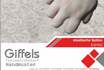 elastische Spitze-ESP401-Handmuster