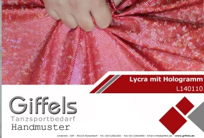 Lycra mit Hologramm-L140110-Handmuster