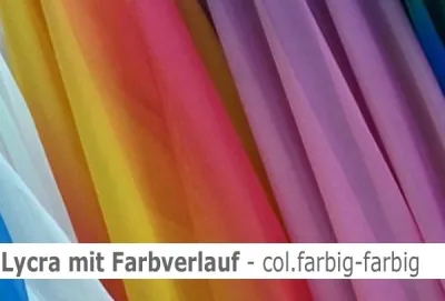 Lycra mit Farbverlauf- col. farbig-farbig