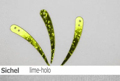 Spezialpailletten - Sichel groß
