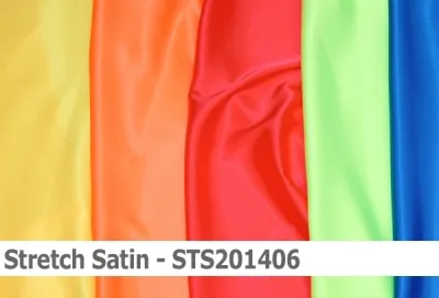 elastsicher Stretch-Satin in bester Qualität und in vielen Farben